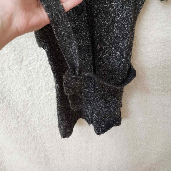 New York & Company Womens Medium‎ Gray Knit Button-Up Cardigan Sweater - Picture 10 of 10